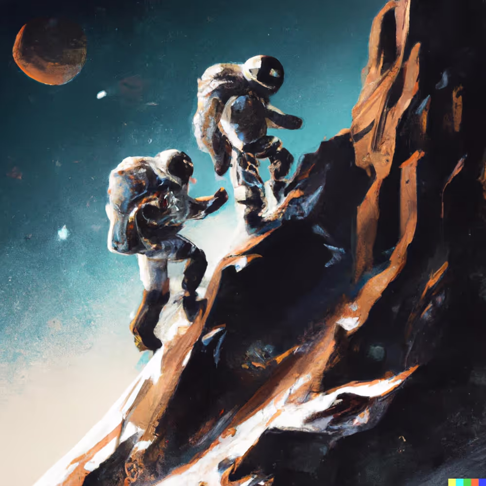 Astronauts Build Together