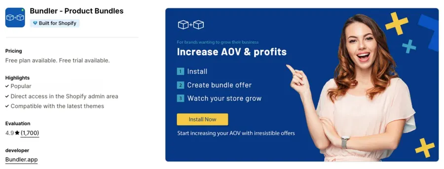 Image showing Bundler - Product Bundles as an efficient bundling app for Shopify Black Friday and Cyber Monday.