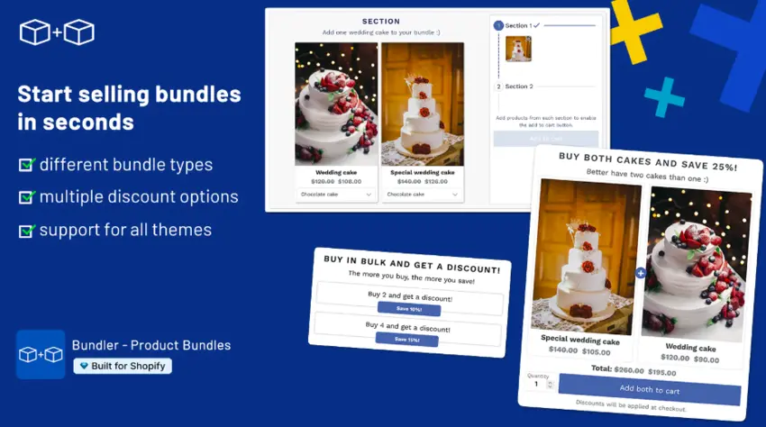Bundler – Product Bundles as one of the best bundling Shopify apps for Black Friday and Cyber Monday.