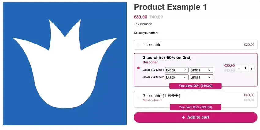 Wide Bundles - Quantity Breaks as one of the best bundling Shopify apps for Black Friday and Cyber Monday.