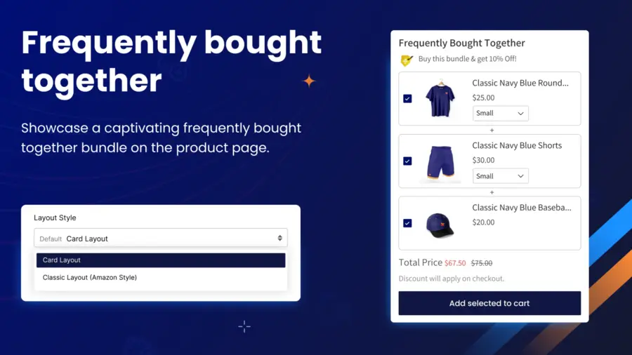Upsell & cross Sell - The Selleasy as one of the best bundling Shopify apps for Black Friday and Cyber Monday.