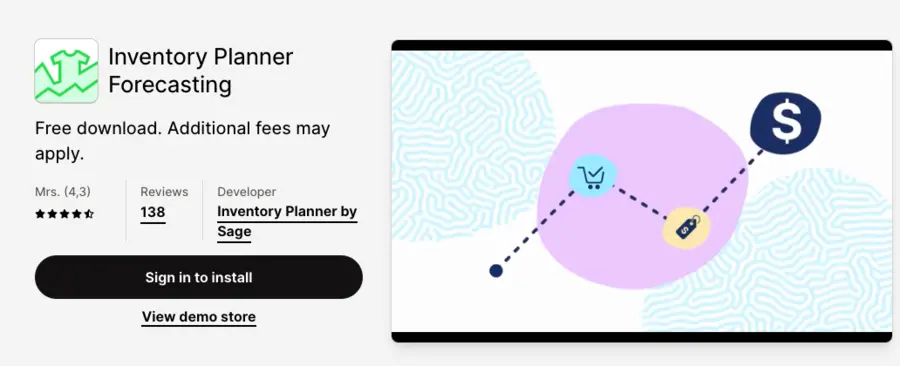 Shopify store image of Inventory Planner.
