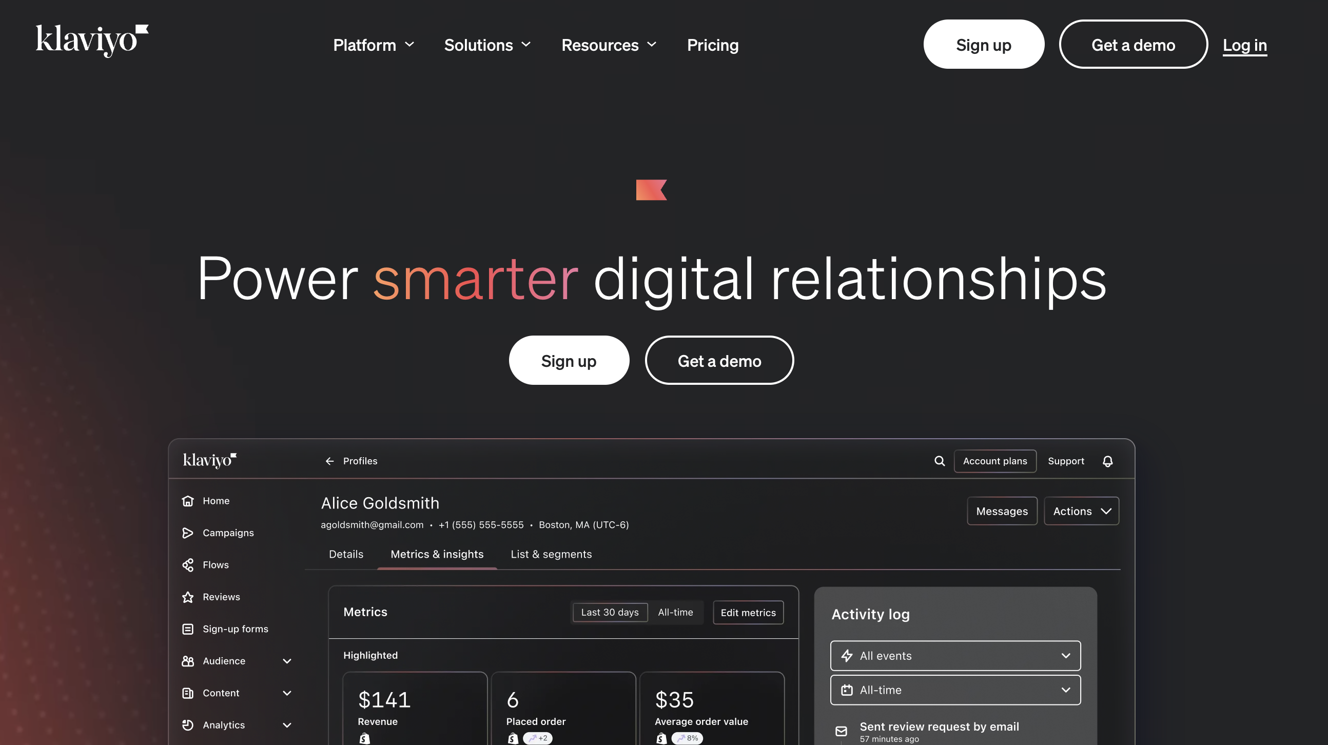 Klaviyo Email Marketing