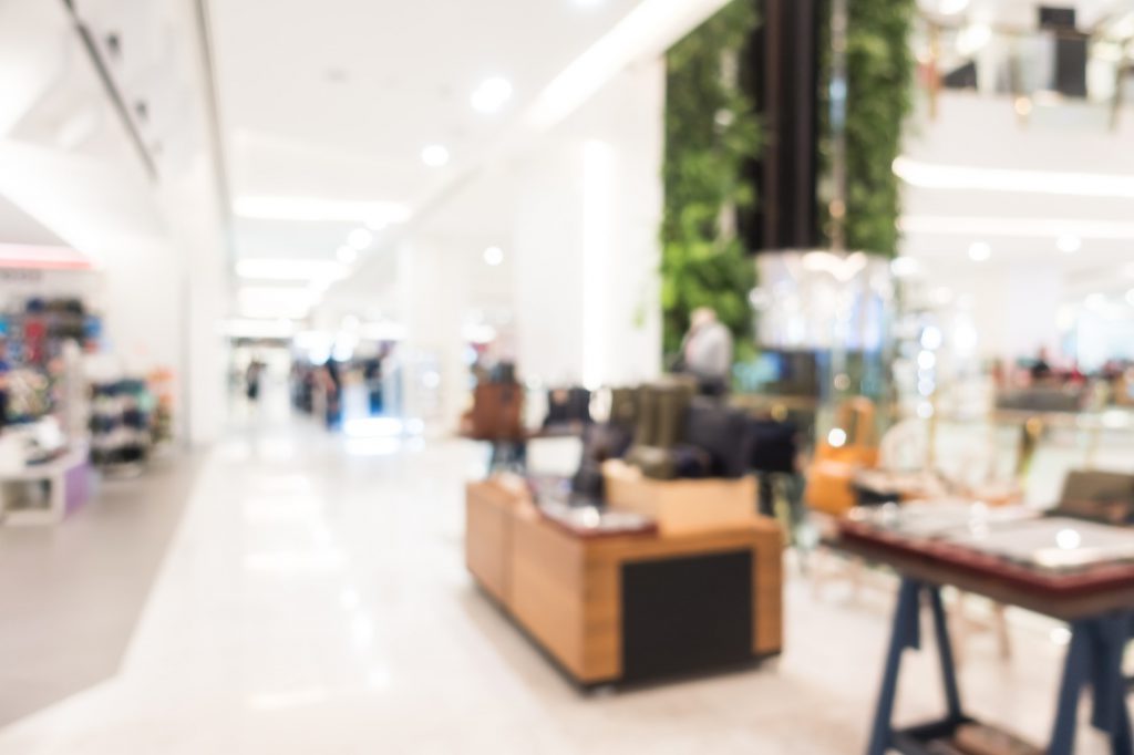 Image of a beautiful luxury shopping mall.