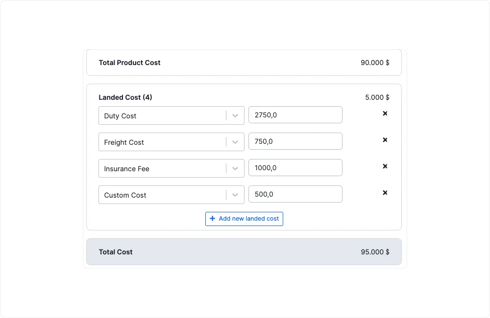 fabrikator-landed-costs