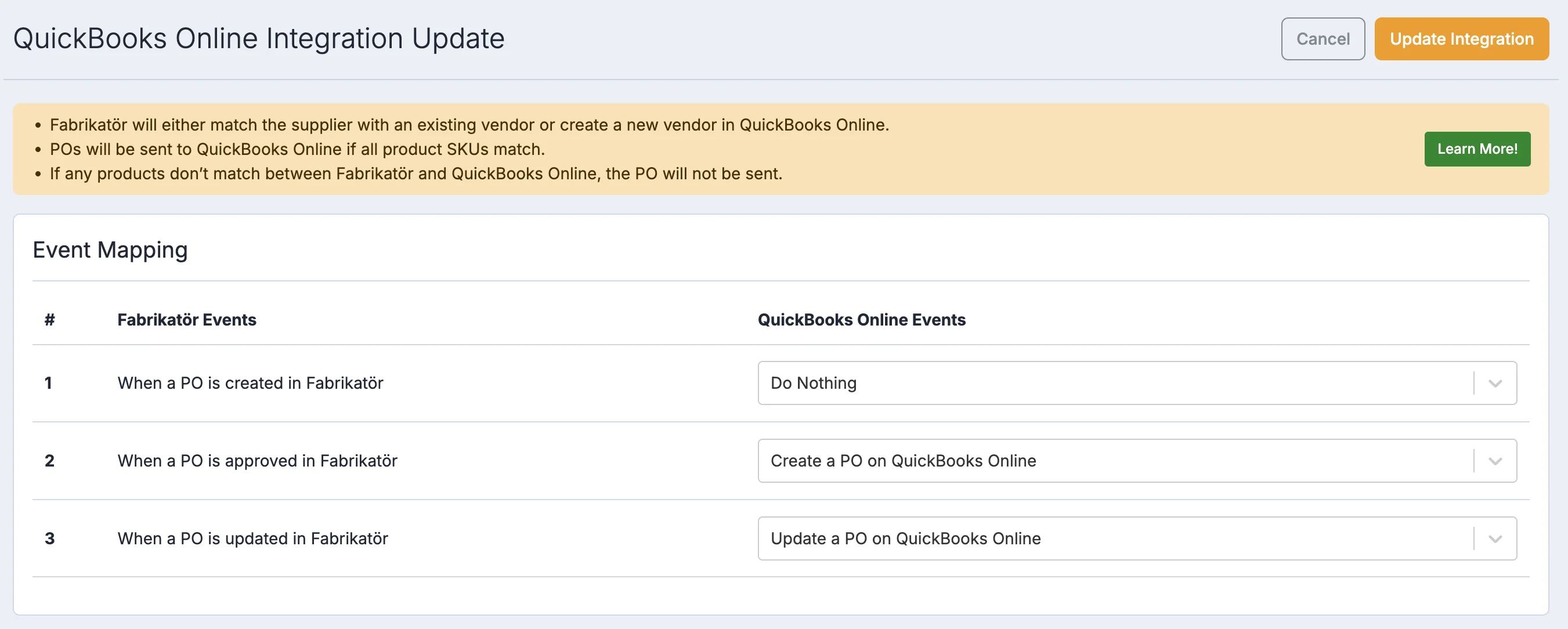 fabrikator-quickbooks-integration