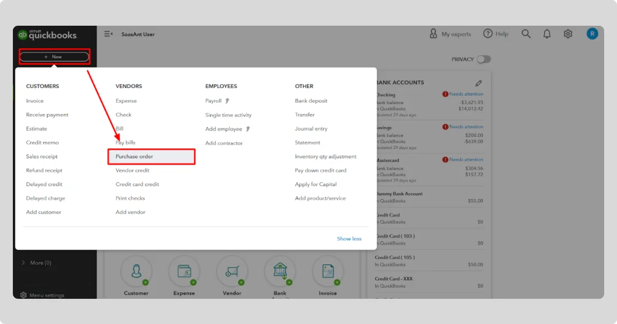 quickbooks-purchase-order-dropdown