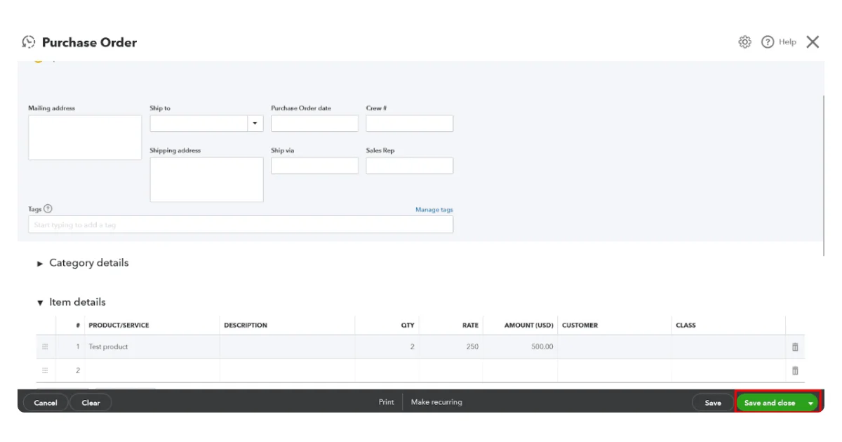 save-quickbooks-po