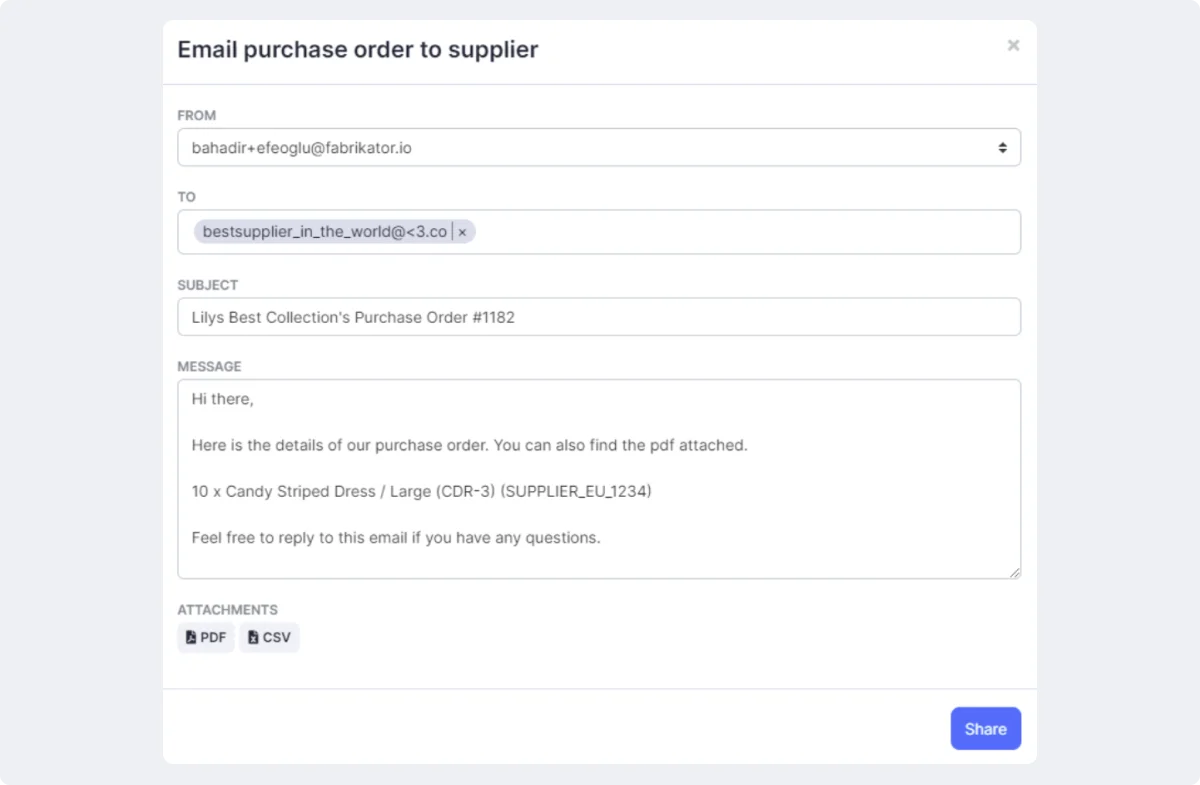 fabrikator-sending-po-to-supplier