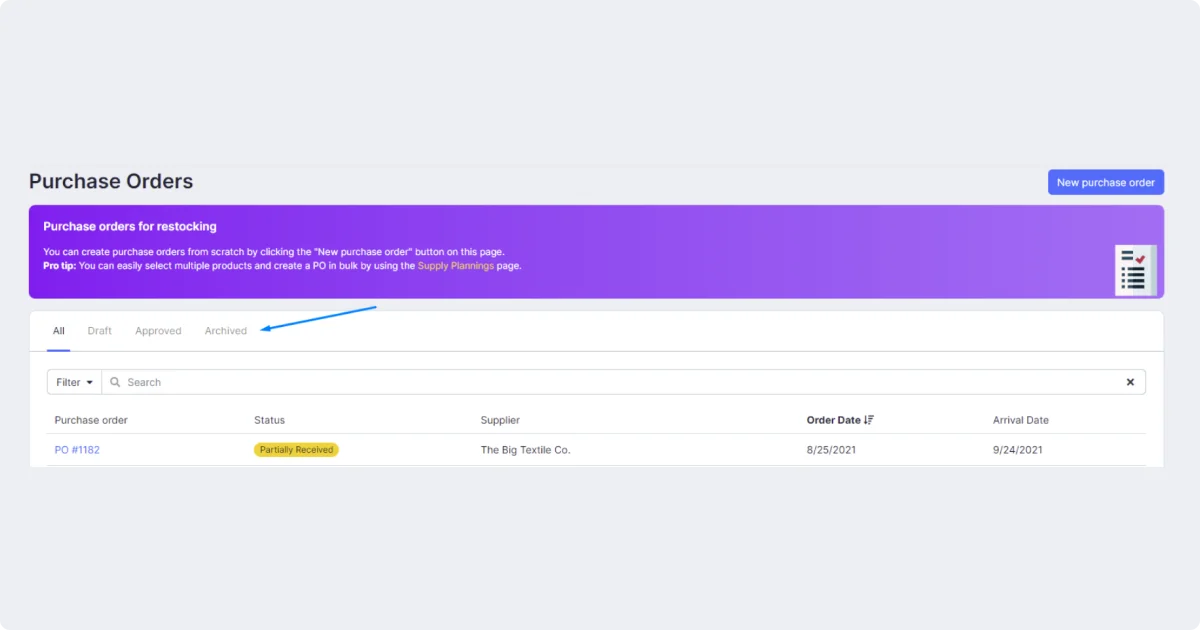 fabrikator-purchase-order-organizing