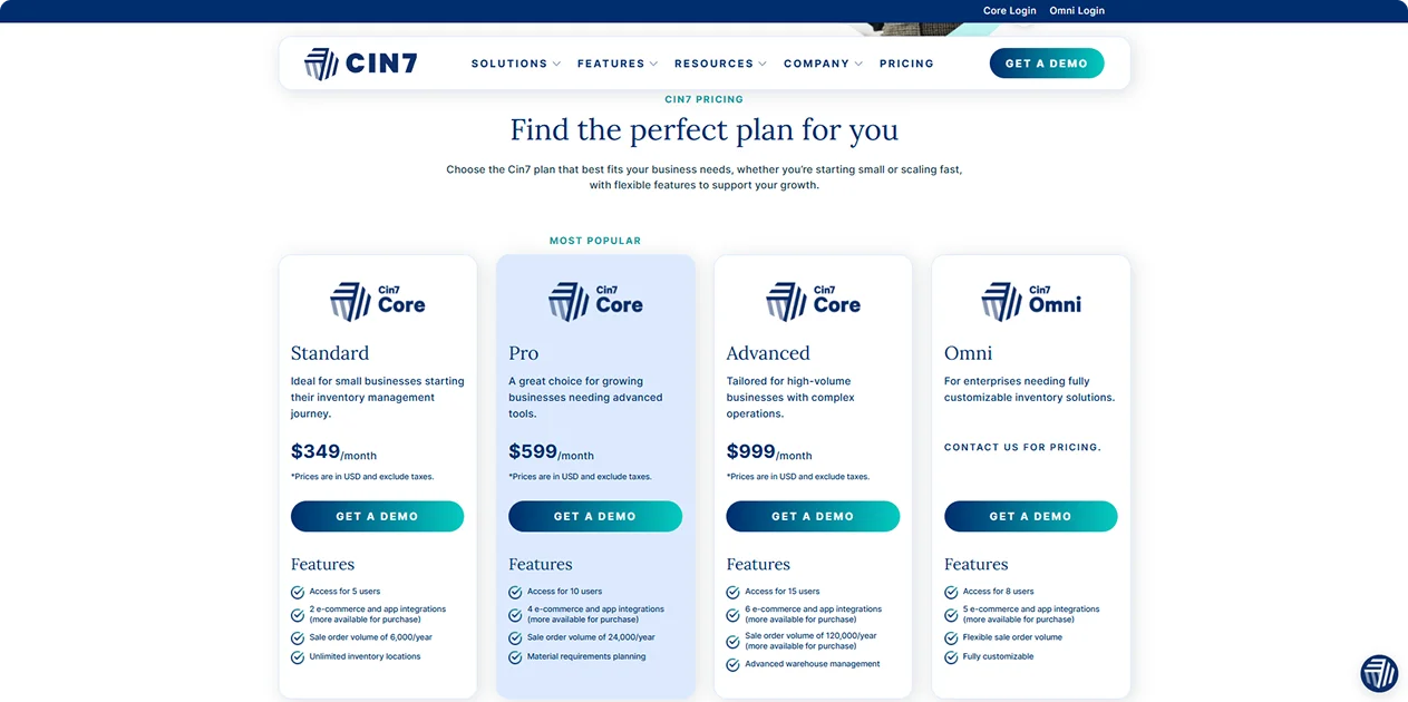 cin7-pricing