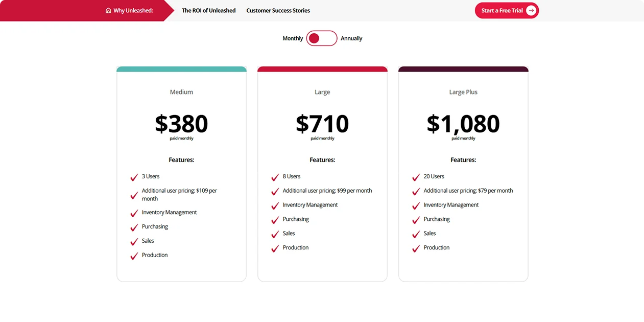 unleashed-pricing