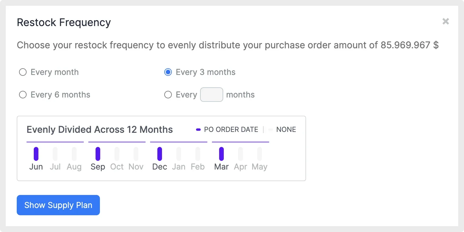 customizable-restock-schedule