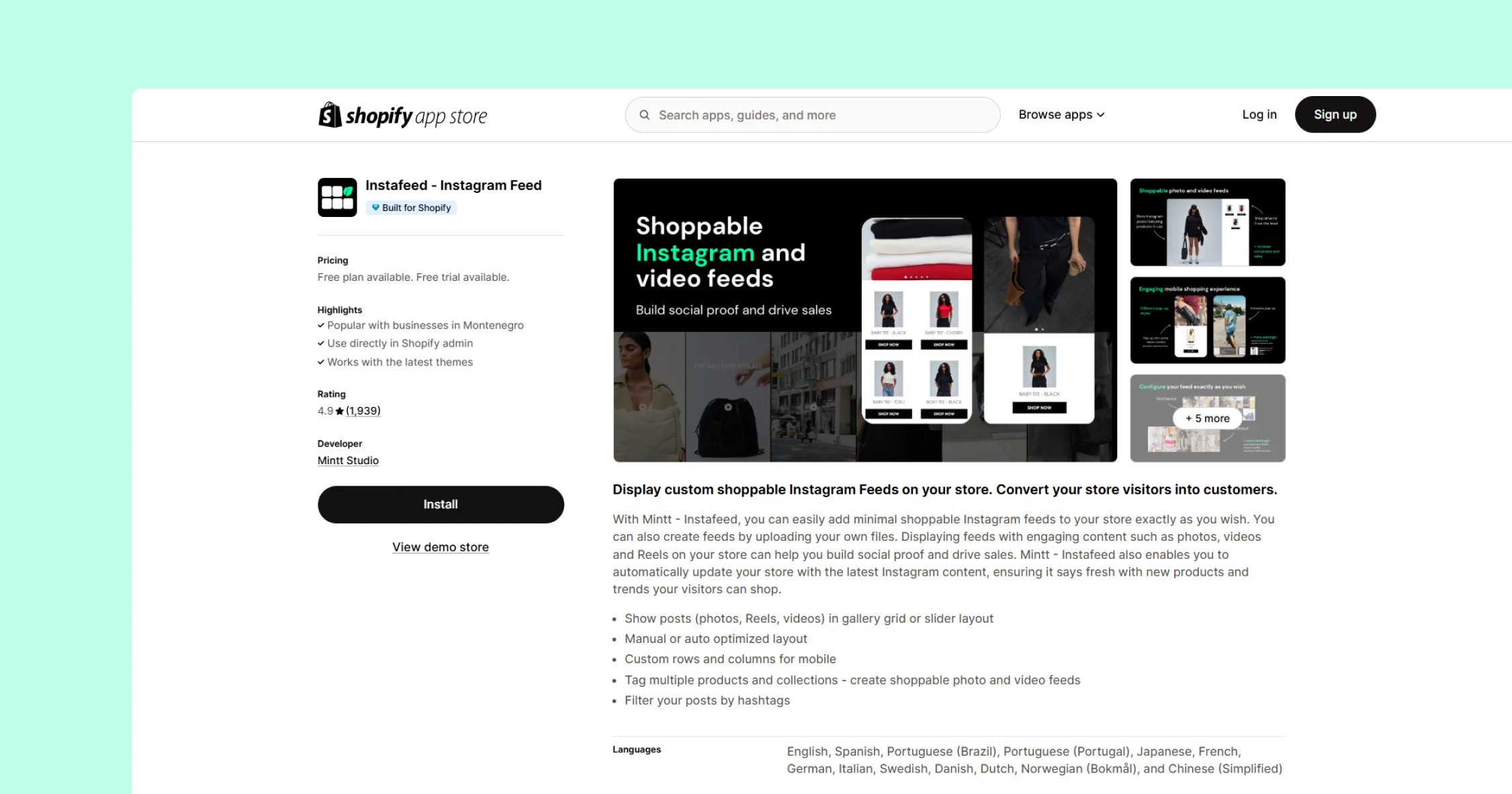 instafeed-shopify-integration